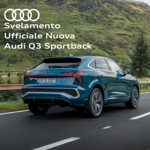 Svelamento Nuova Audi Q3 Sportback