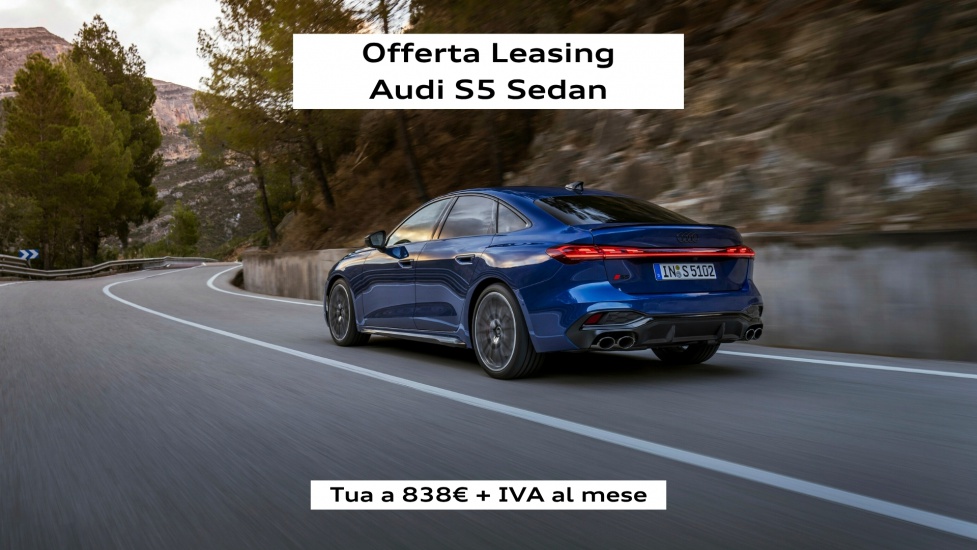 Offerta Leasing Nuova Audi S5 Sedan