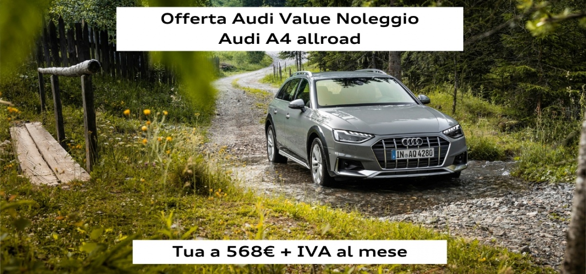 Audi A4 Allroad con offerta Audi Value Noleggio.