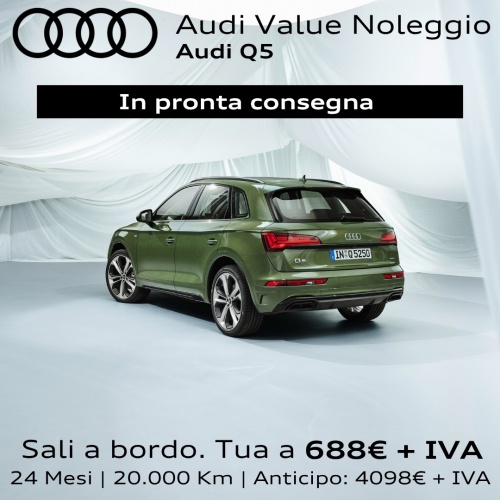Audi Q5 con offerta Audi Value Noleggio. In pronta consegna.